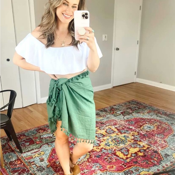 Tempt Me Women Two Piece High Waisted Bikini Set Swimsuit Off Shoulder - Picture 5 of 5